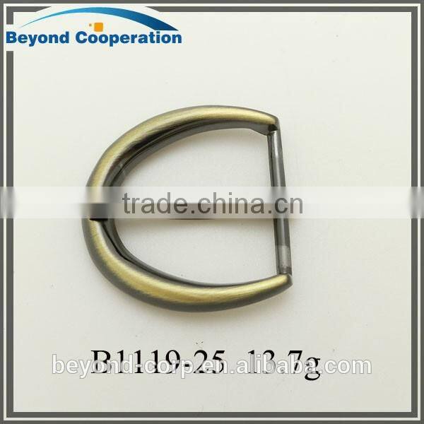 25mm brush antique brass MS. MRS. decorative waist strap buckle