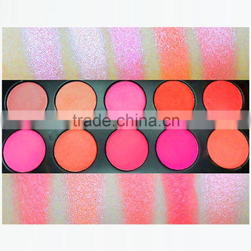 2016 New Professional 10 Colors Blusher Blush Palette your own brand makeup