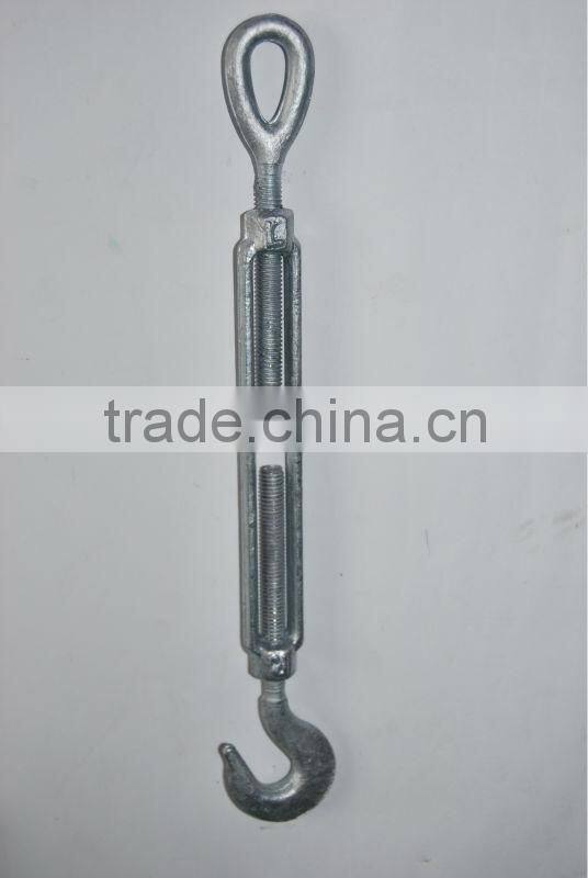 HDG DROP FORGED HOOK AND EYE SHAPE CONSTRUCTION TURNBUCKLE