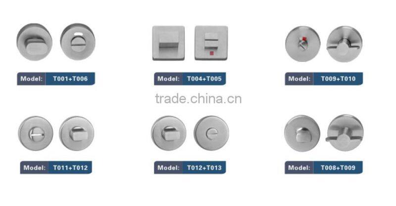 Popular interior doors WC Door knob and bathroom turning knob