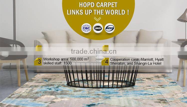 Elegant hand tufted wool rug for apartment, house decoration, balcony