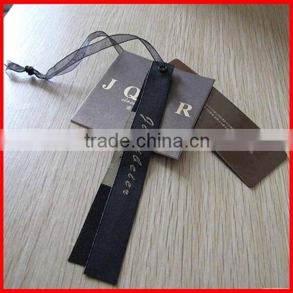 Hot Sale Colorful Printed Paper Hangtags For Clothing With Rope