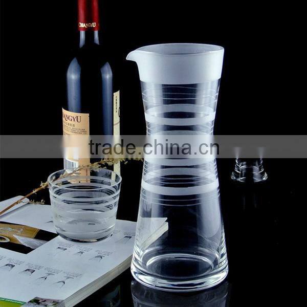 Hand blown decorative water jugs