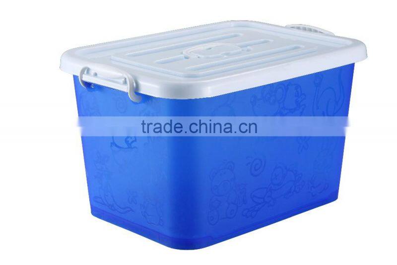 Clear PP Plastic Storage Box Without Lid