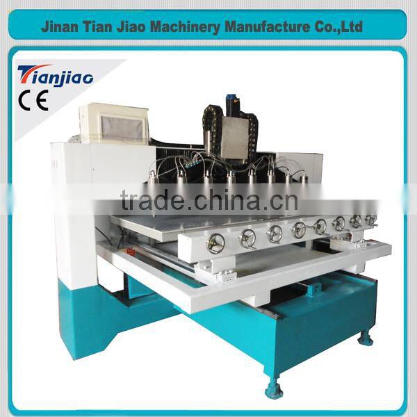 Jinan Tinajiao 4 axis cnc router engraver machine china cnc router machine used axyz cnc router 8 spindles