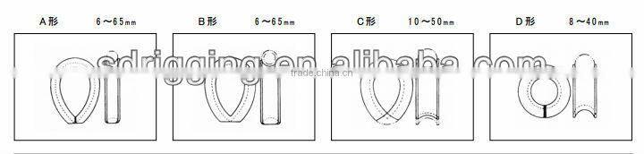 D Type Wire Rope Thimbles Eye Nut JIS B-2802/1964