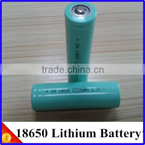 18650 3.6V 2000mAh Lithium Battery with High Quality