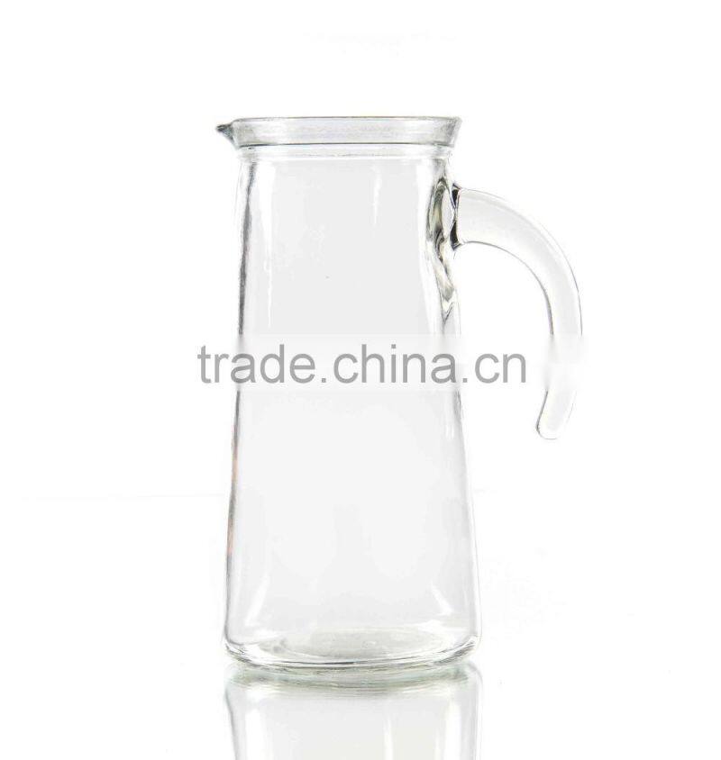 1L Clear Essential Glass Jug With Handle
