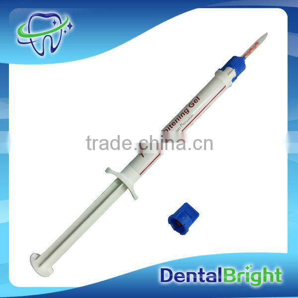 2016 the fashionable dual barrel syringe teeth whitening gel