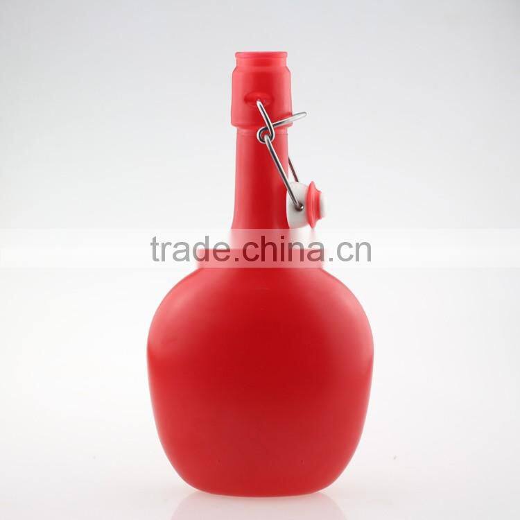 Hot sale vodka bottles 750ml paint glass bottles ice wine bottle