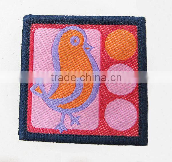Vivid Felt Ground Hand Made Embroidery Fabric Label Badge