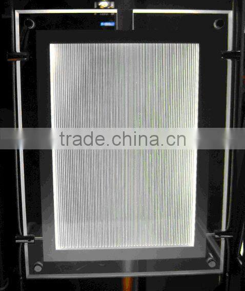 acrylic thin light box indoor,crystal slim light box,3d advertising display