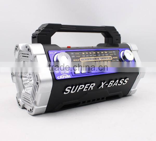 5 band receiver Radio for sale, Flashlight SD player, portable FM AM Radio