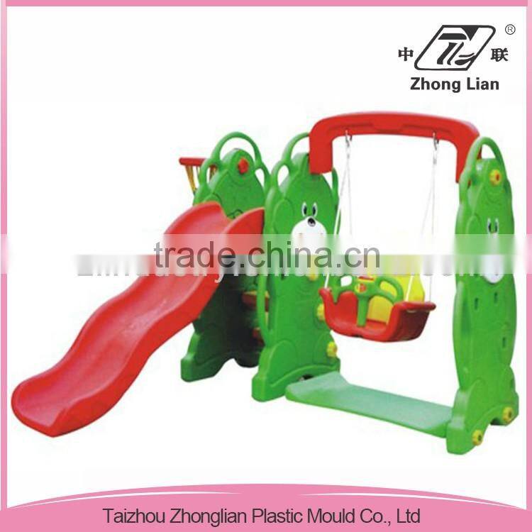 Garden kindergarten children play plastic outdoor swing sets