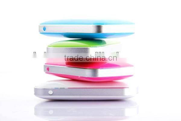 Shenzhen factory Private power banks, 4400MAH-5200MAh Customize capacity mobile charger Pink color portable power bank for Lady