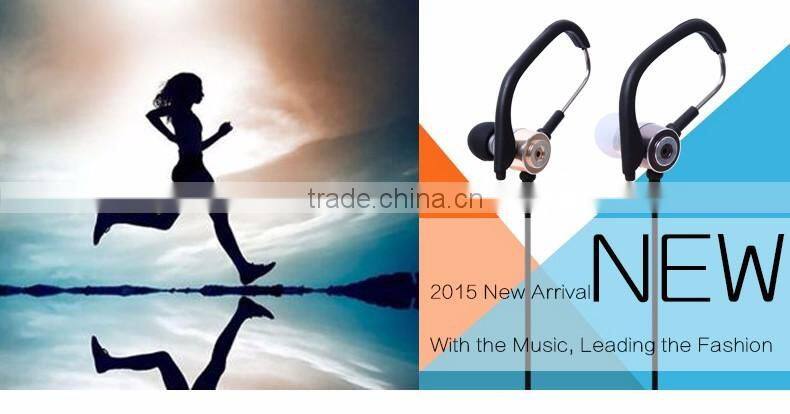 Wired metal Stereo Headset Earhook for Phones