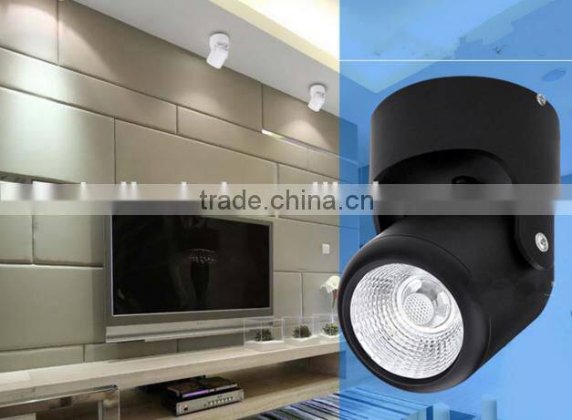 new design surface mounted 360 degree rotating led ceiling spot light