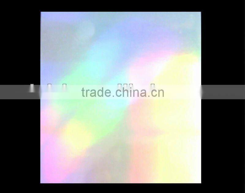 Transferred holiographic paper for cigarette packing