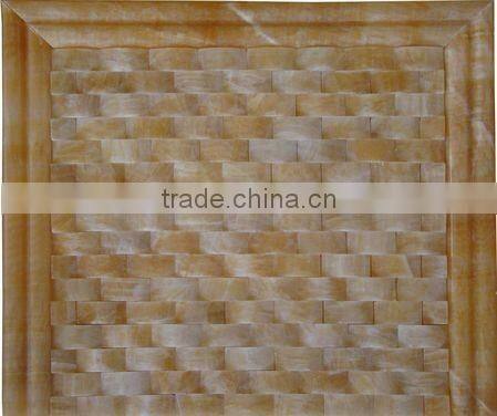 Polished onyx marble mosaic with good price