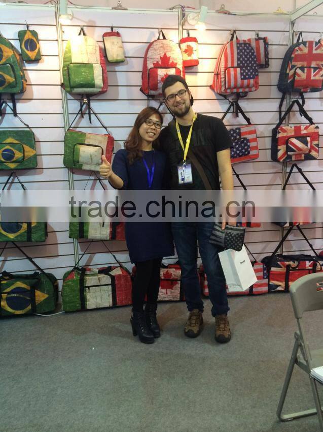 fashionable canvas backpack, good quality school bag on sale