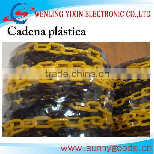 plastic warning chain