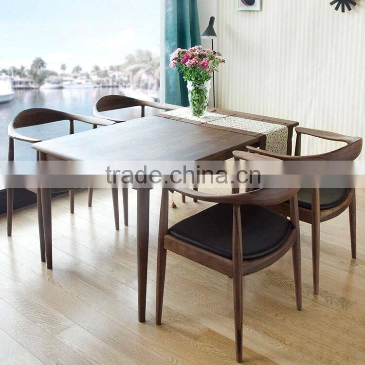 The Kennedy President Election Replica Wood Hans Wegner chair designer wood dining chair