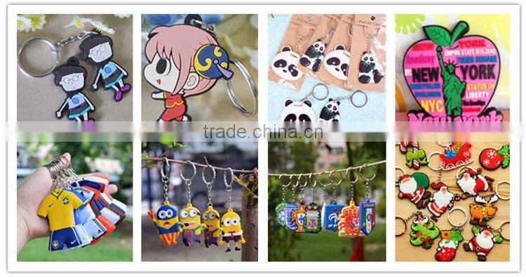 Soft pvc keychain/3d cartoon keychain/rubber keychain