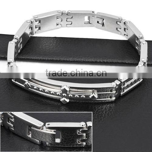 Mens Fashion Wrap Around Leather Bracelet(RB10218)