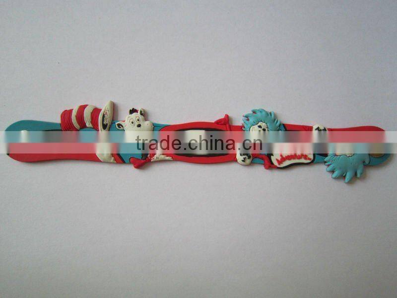 rainbow silicone bracelets for promotion