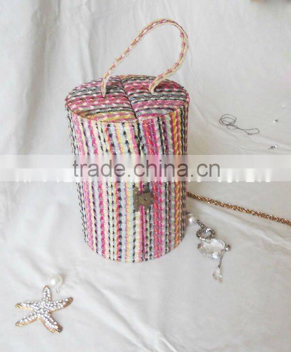 Handmade cheap colorful Jewelry case