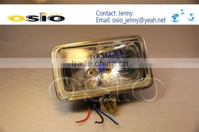 4' SQUARE 150 Fog Light 12V/24V Auto Halogen Crystal Sealed Beam H4