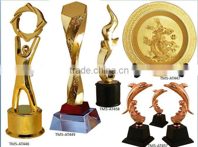 custom resin soccer trophy