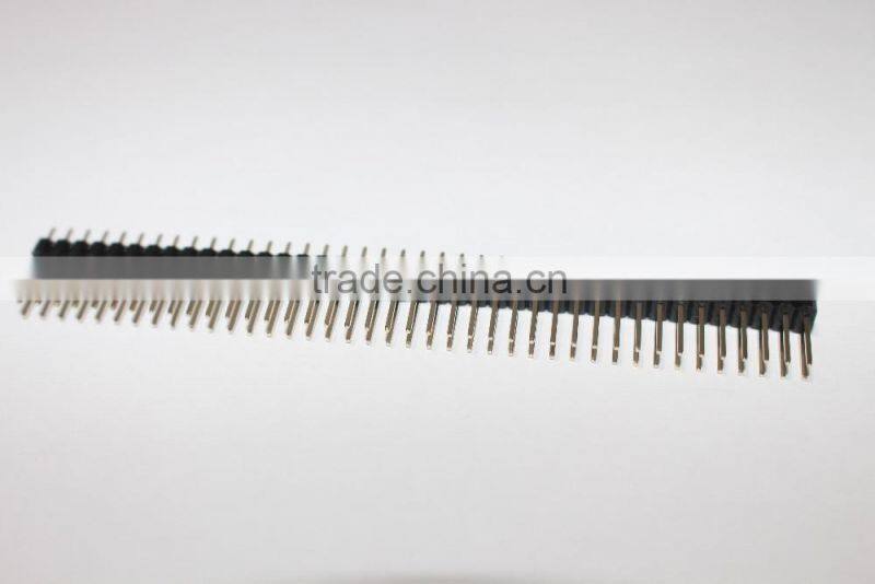 2.54mm double row pin male header connector (pin length14mm)