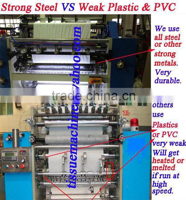 Italy Design Embossing Laminating Printing High Speed Automatic Paper Tissue Converters