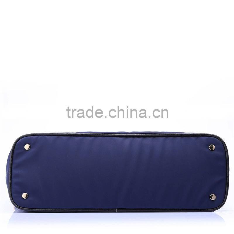 CC1049A-New arrival women fashion hot sale saffiano PU nylon shopper bags 2016