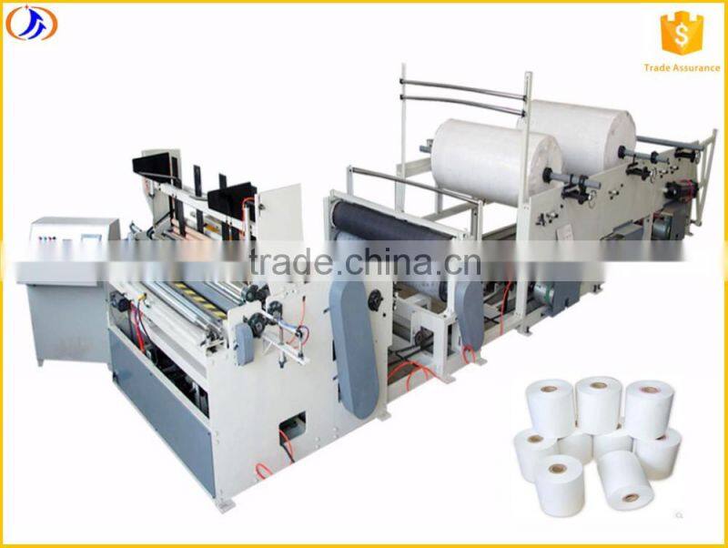 High speed toilet paper and kitchen towel rewinding and perforating Making machine