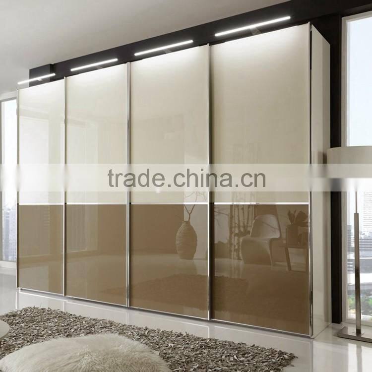 Homesung modern sliding door wooden bedroom wardrobe closet