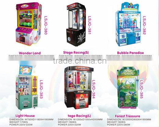 Crane claw vending arcade game machine parts for sale Stack 2 win
