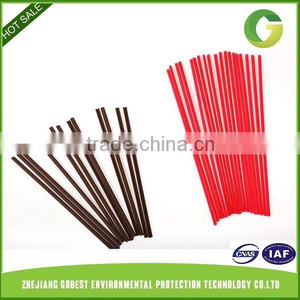 GoBest Plastic flexible colorful hard drinking glass straws