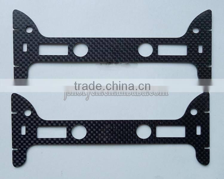 Real 100% Carbon Fiber CNC cut parts with Customized design