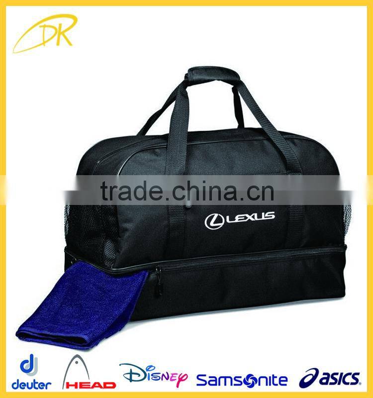 High quality Maine double-decker bag, with shoe compartment
