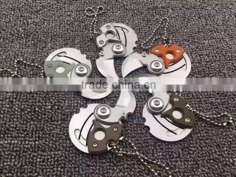 survival whistle top quality folding utility knife