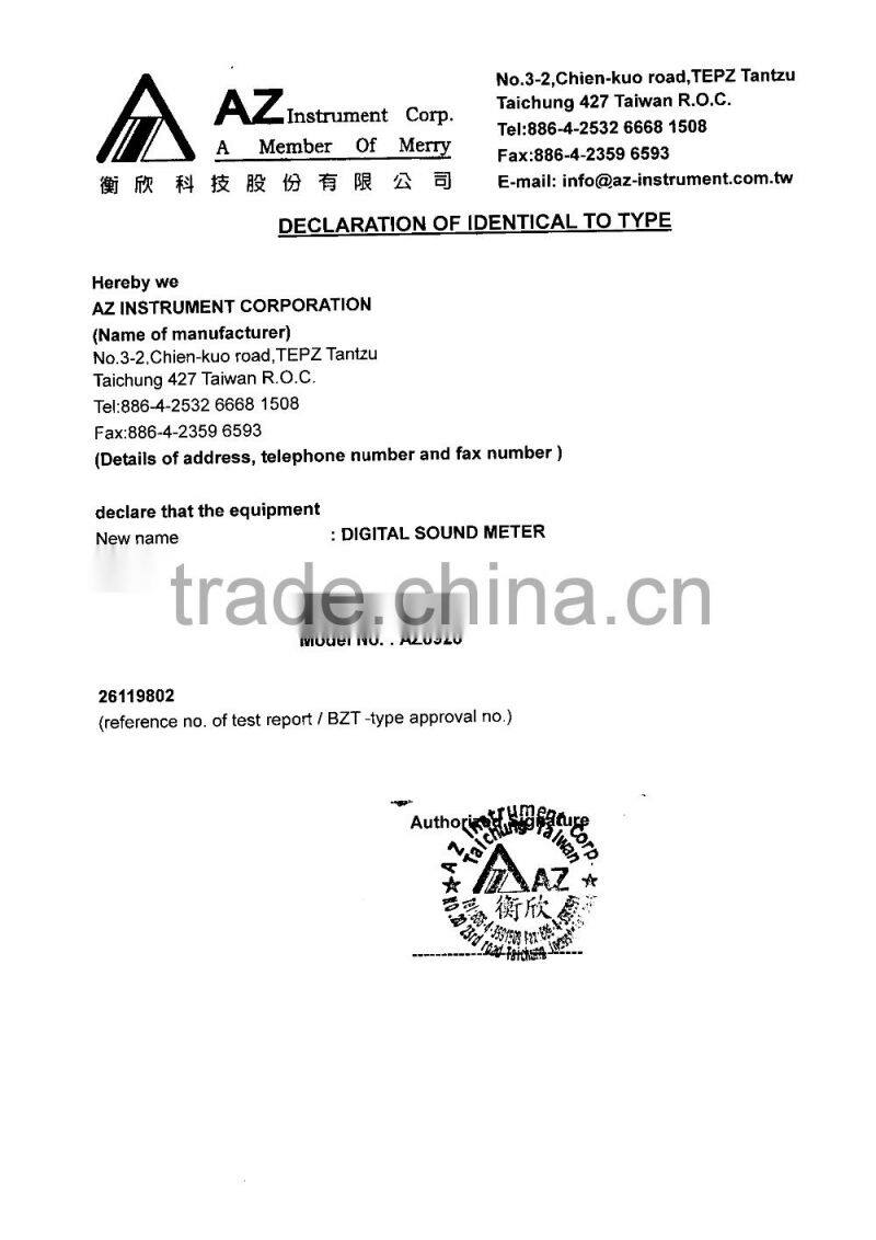 Digital Sound Noise Level Db Calibrator Analysis Instrument 40 to 130 Db Sound Noise Level Meter