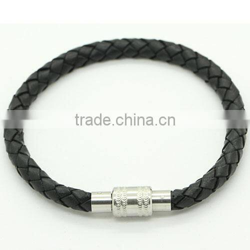 2016 trend men's leather bracelets beads