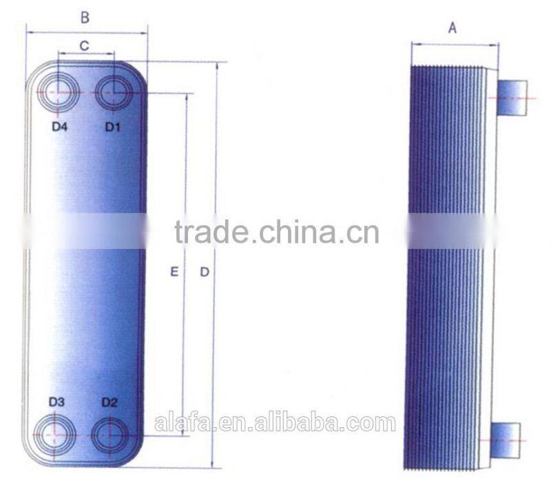 Swep Brazed Plate Heat Exchanger ZL190C