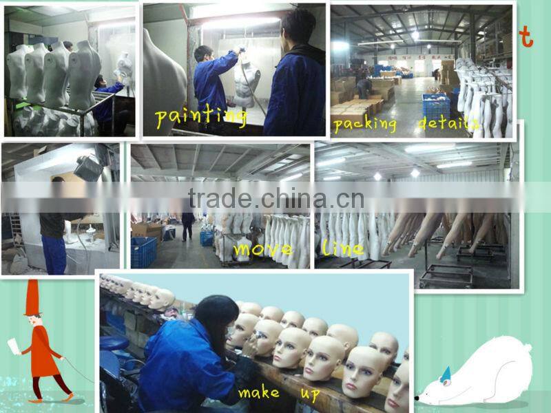 Plastic Female Mannequin torso for display trousers