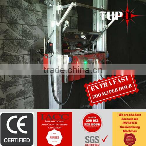 Auto positioning technology wall plastering and rendering machine in hot sale
