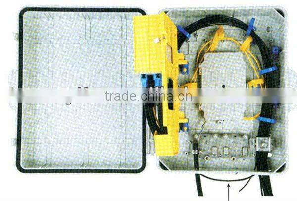 FTTH 16 core PC Alloy wall mounted Fiber distribution boxes