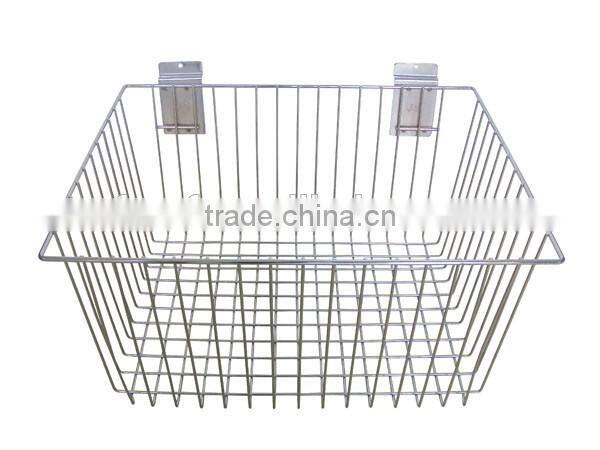 Eco-friendly metal chrome wire mesh small baskets G41
