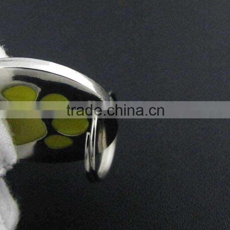 Fashion Alloy Dog Footprint Keychain